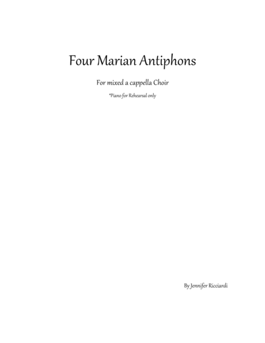 Four Marion Antiphons image number null
