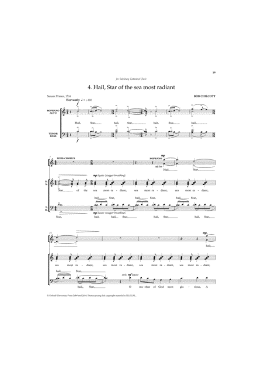 Salisbury Motets Salisbury Motets 4-Part scores gallery preview page 2
