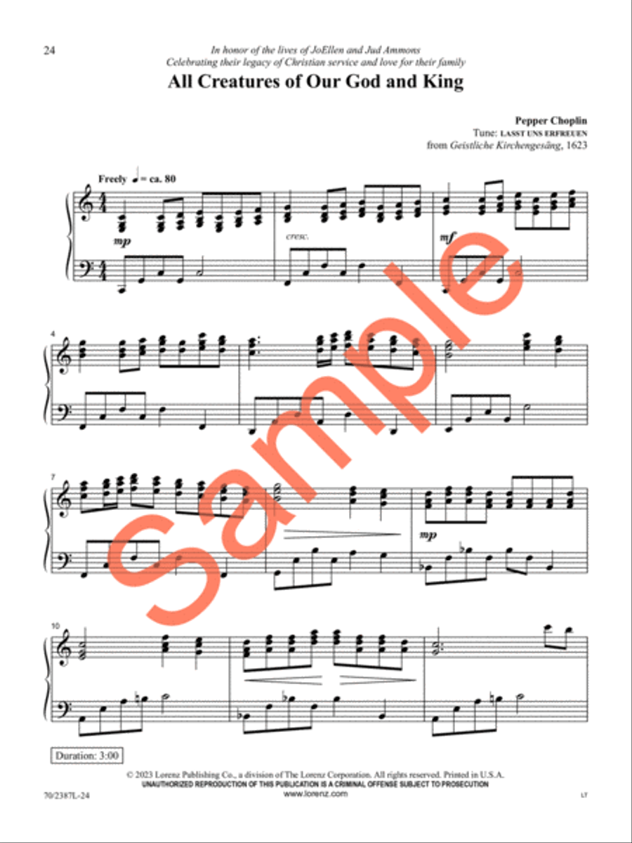 Alleluias for the Piano Alleluias for the Piano Piano Solo scores gallery preview page 20