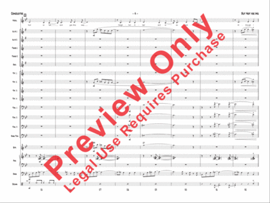 But Not for Me Jazz Ensemble scores gallery preview page 7