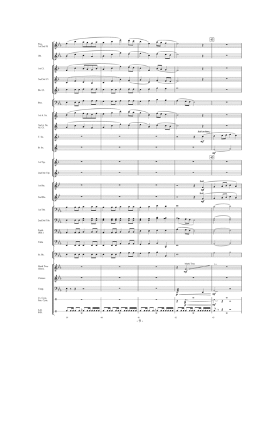 Towards a New Horizon Concert Band scores gallery preview page 8