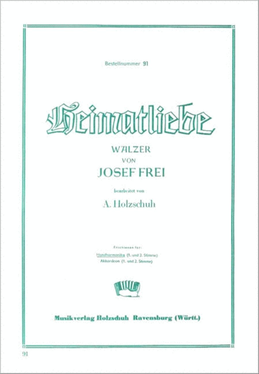 Heimatliebe Heimatliebe Accordion scores gallery preview page 1
