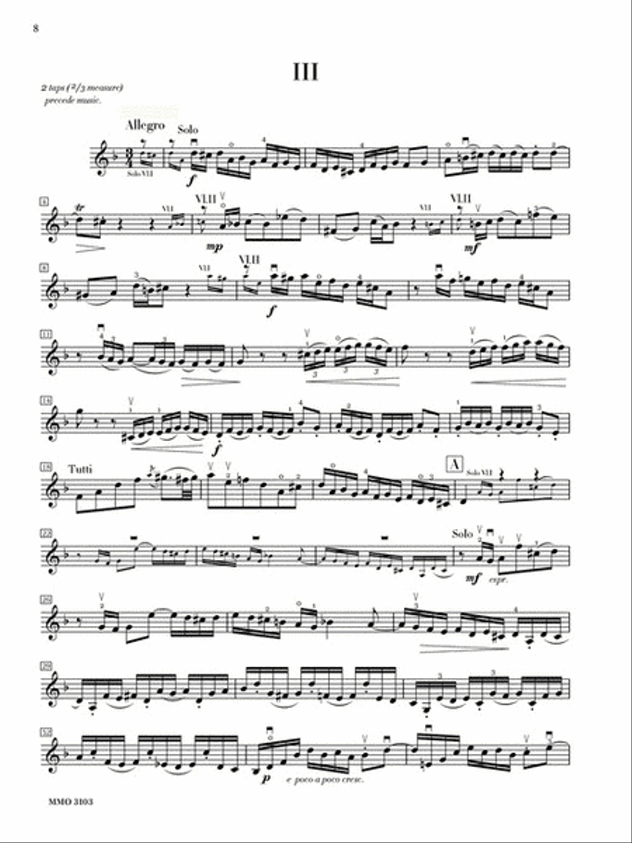 J.S. Bach – “Double” Concerto in D Minor, BWV1043 Violin Solo scores gallery preview page 7