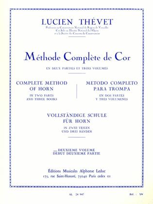 Lucien Thevet - Methode Complete De Cor, Vol. 2