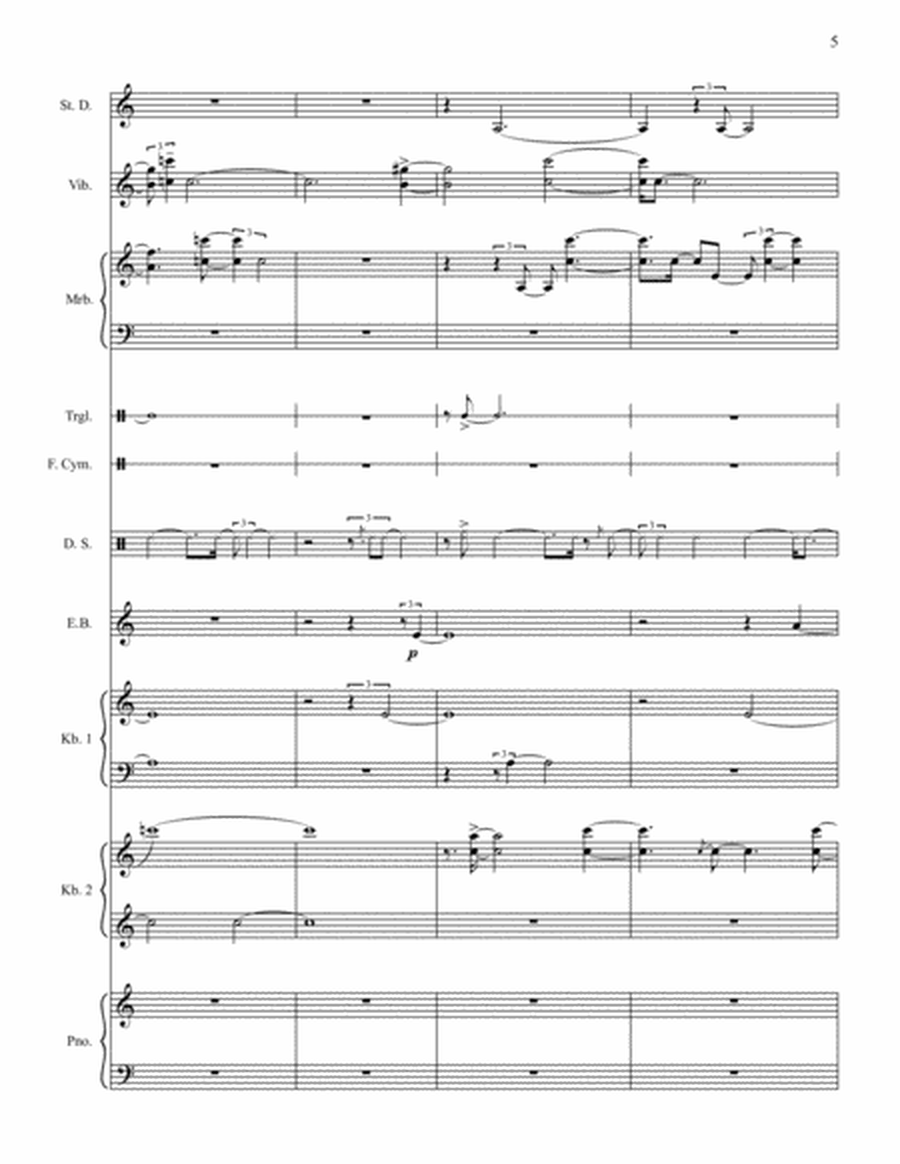 LISTENING - for ten players (score & parts) image number null