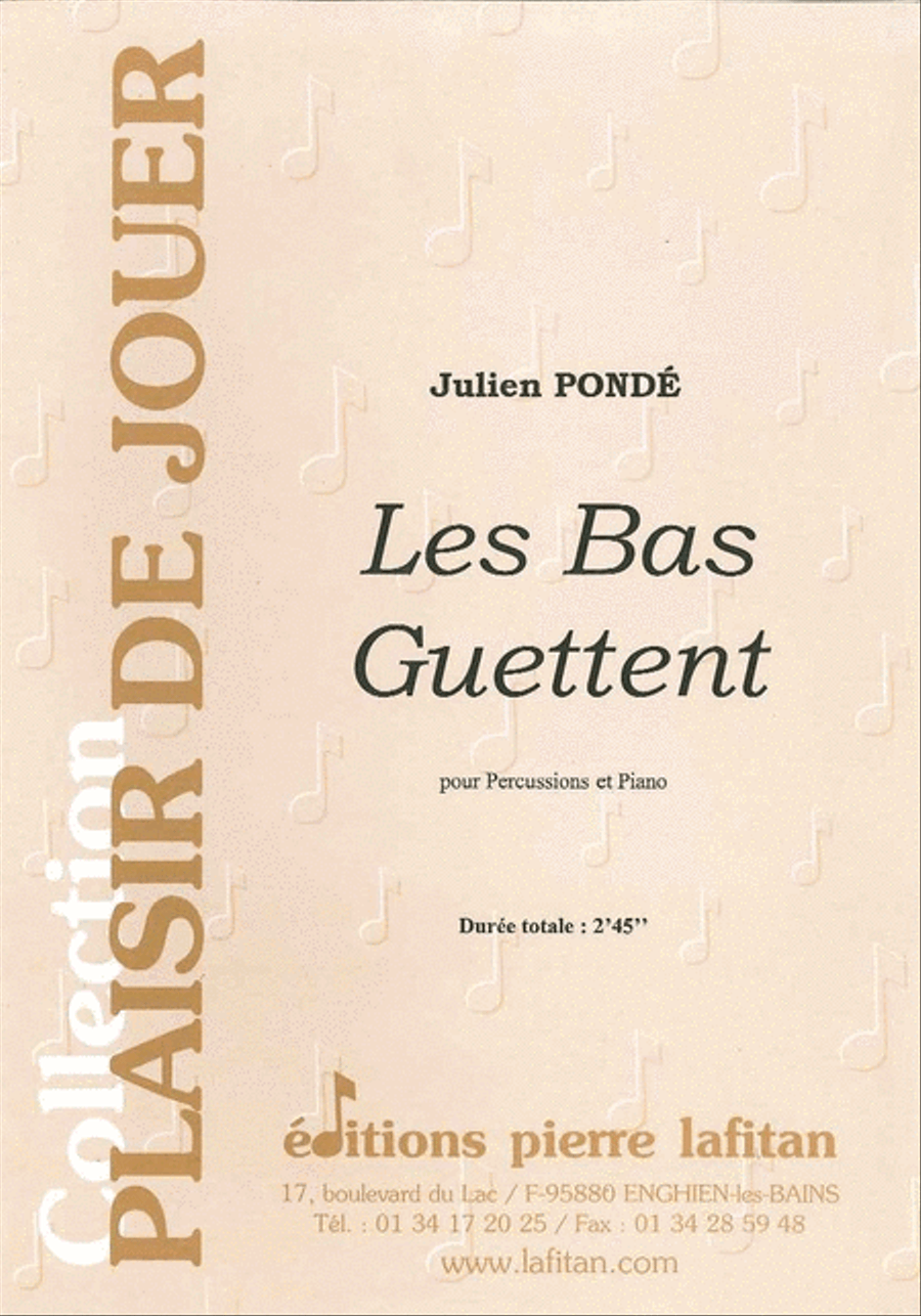 Les Bas Guettent Piano Accompaniment scores gallery preview page 1