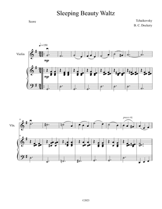 Sleeping Beauty Waltz (Violin Solo with Piano Accompaniment)