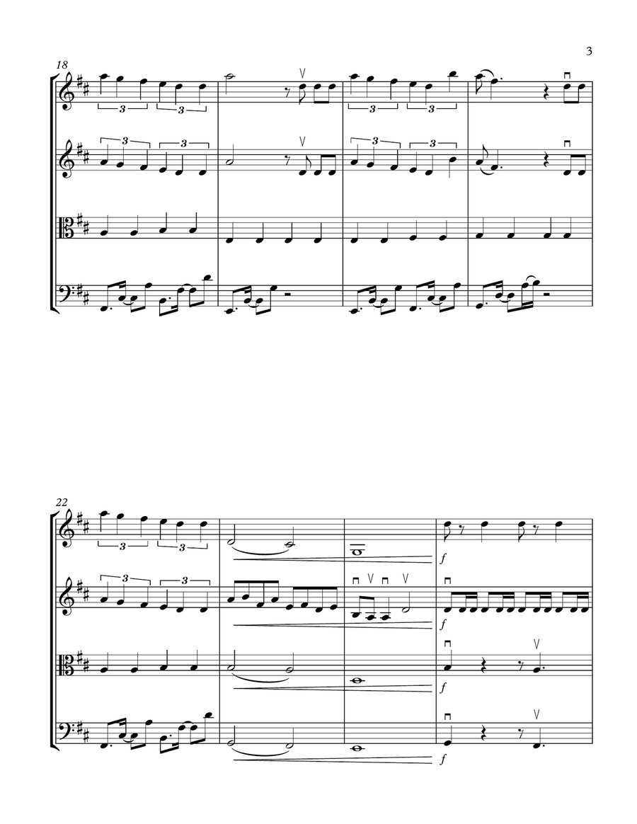 If I Can't Have You String Quartet scores gallery preview page 3