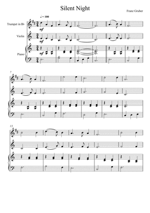 Franz Gruber - Silent Night (Trumpet and Violin Duet)