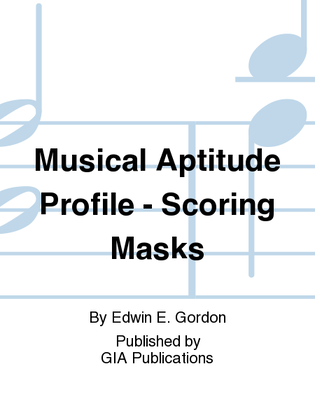 Musical Aptitude Profile - Scoring Masks