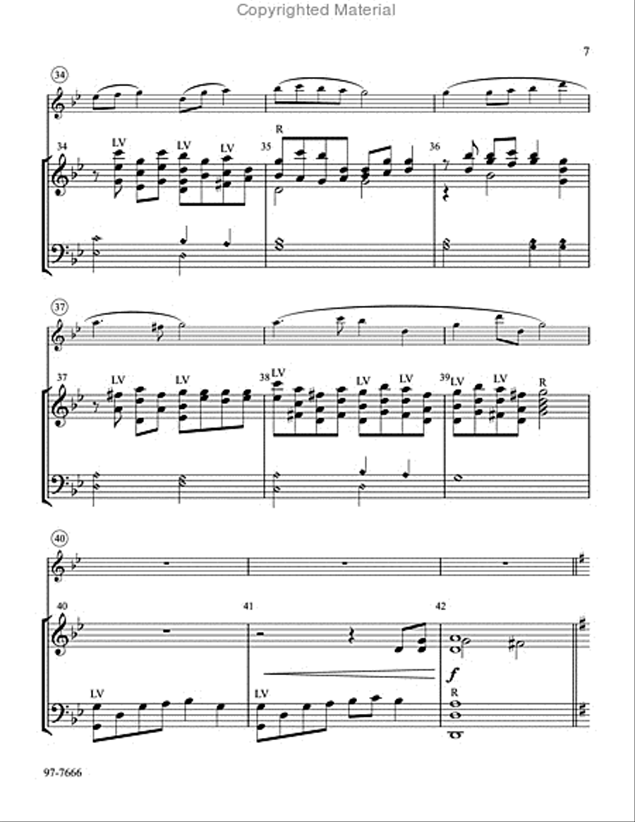When I Survey the Wondrous Cross (Lamb) Handbell Choir scores gallery preview page 4
