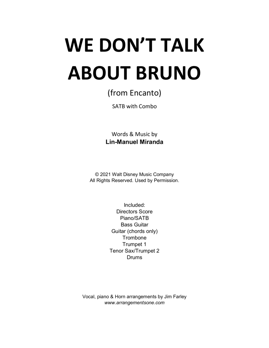 We Don't Talk About Bruno