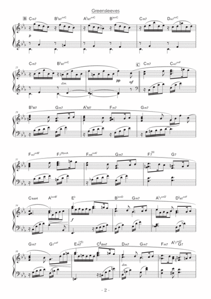 Greensleeves [Piano solo / intermediate] image number null
