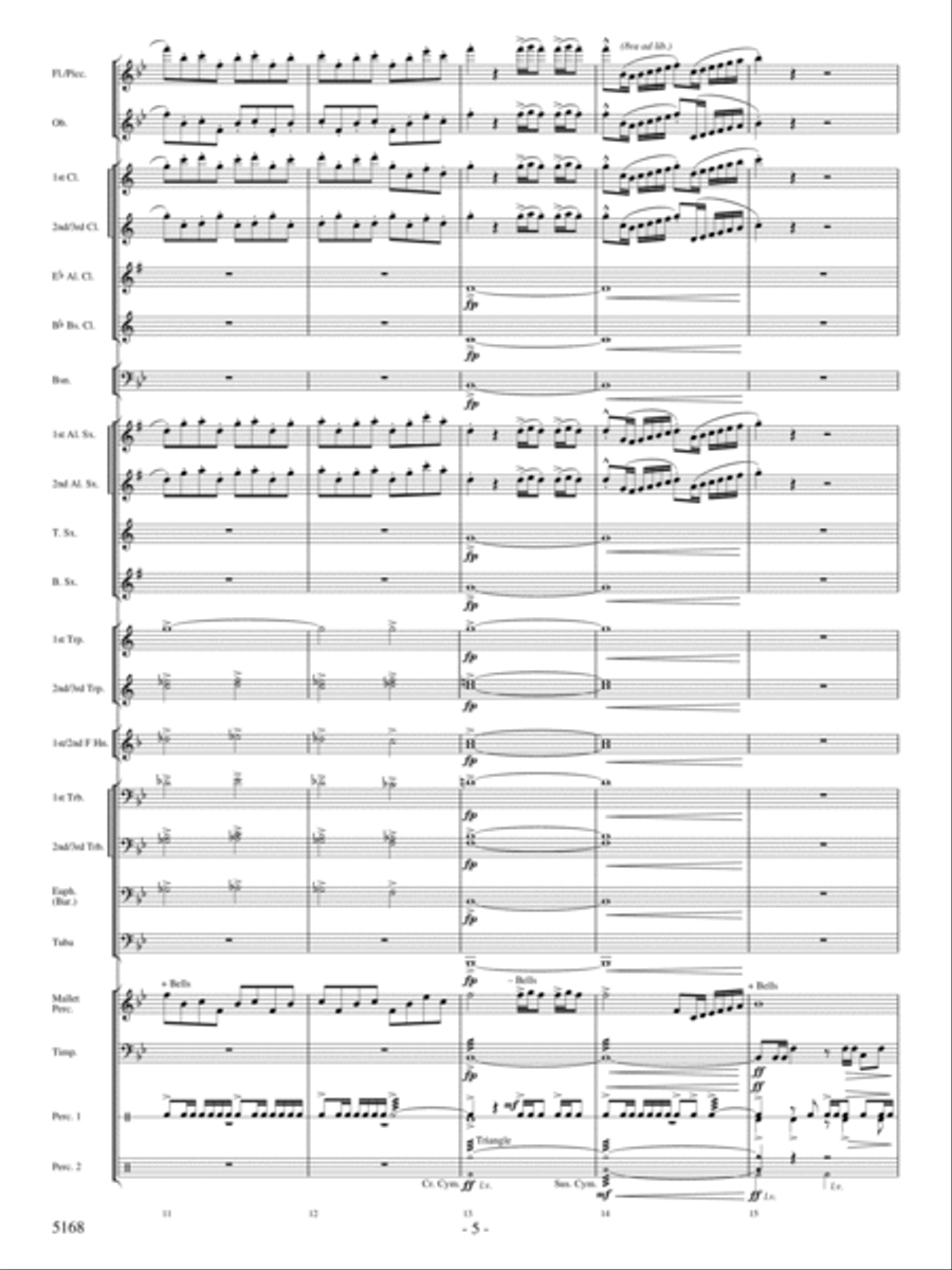 Brule River Celebration Concert Band scores gallery preview page 4