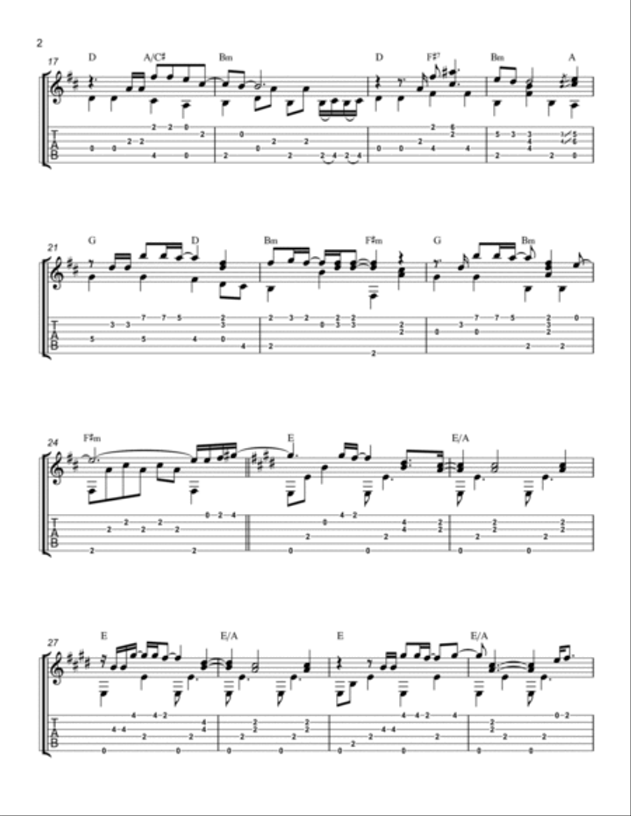 It'll Take A Long Time Piano, Vocal, Guitar scores gallery preview page 2