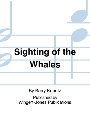 Sighting Of The Whales - Full Score
