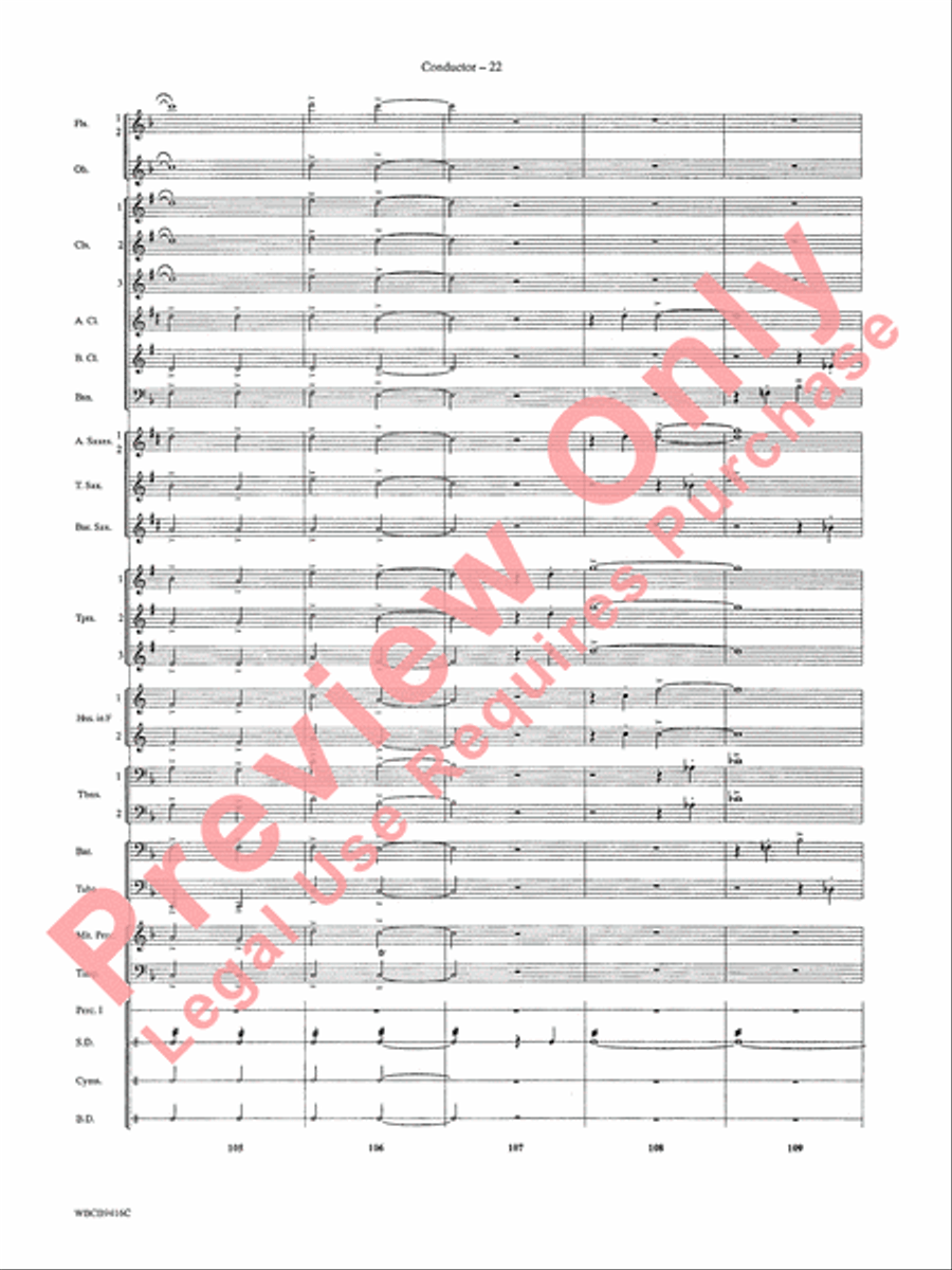 Strike Up the Band Concert Band scores gallery preview page 24
