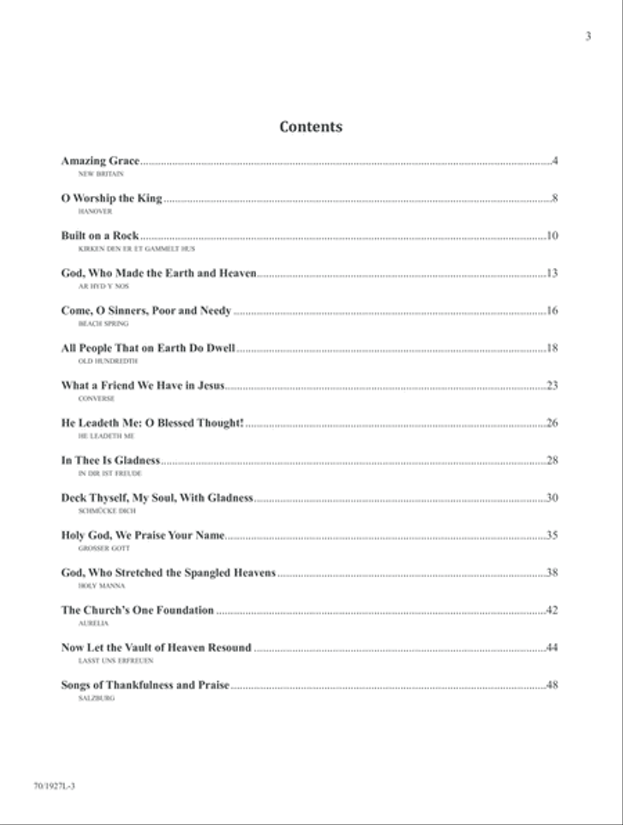 Hymns of Grace & Glory Hymns of Grace & Glory Organ scores gallery preview page 3