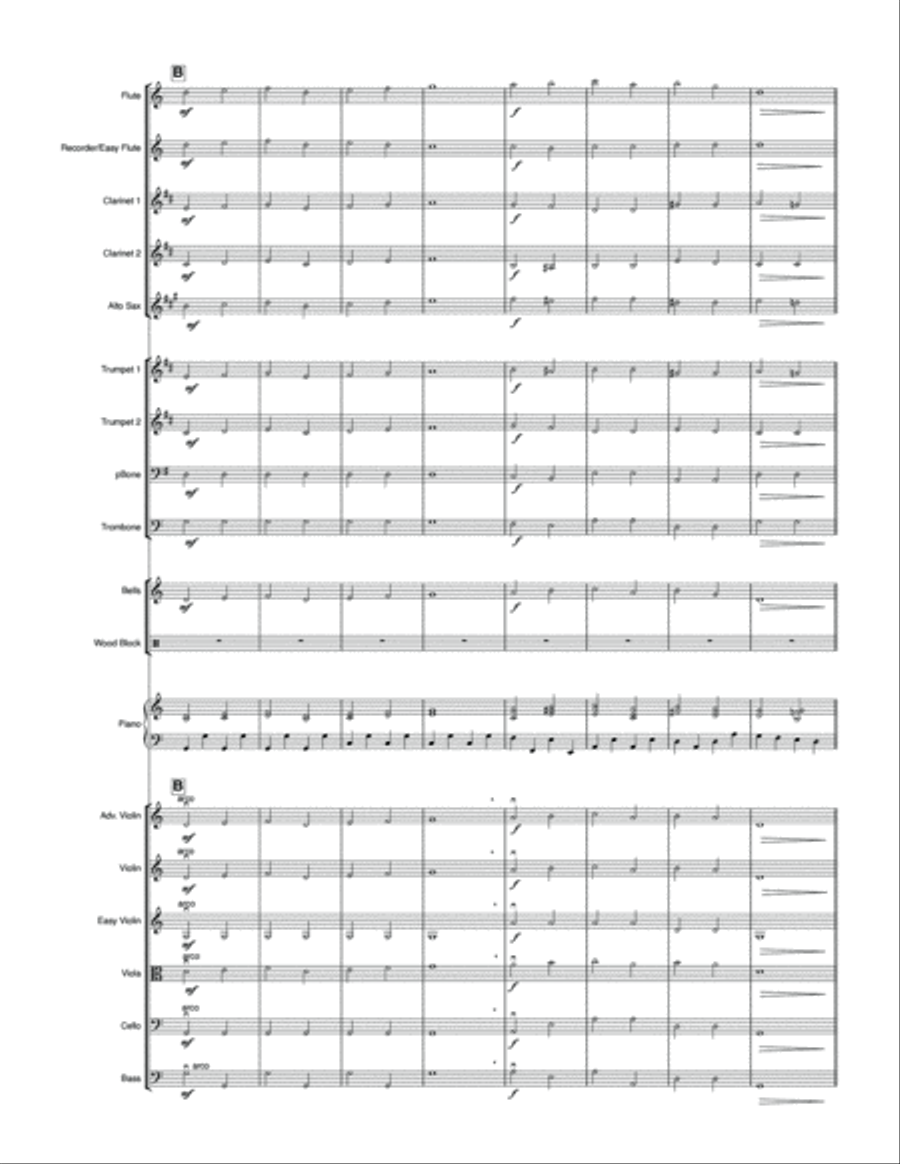 Tick Tock Clock Tick Tock Clock Full Orchestra scores gallery preview page 3