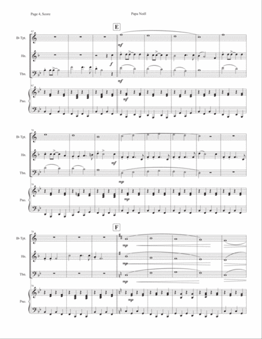 Papa Noel Papa Noel Horn scores gallery preview page 4