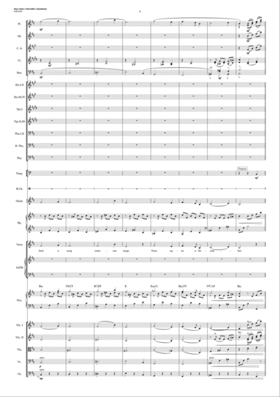 Once Upon A December Full Orchestra scores gallery preview page 4
