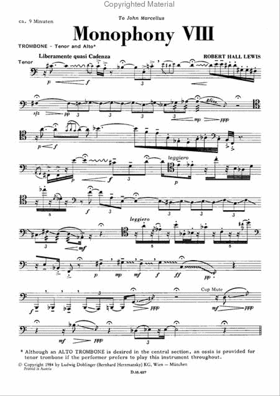 Monophony VIII Monophony VIII School and Community scores gallery preview page 2