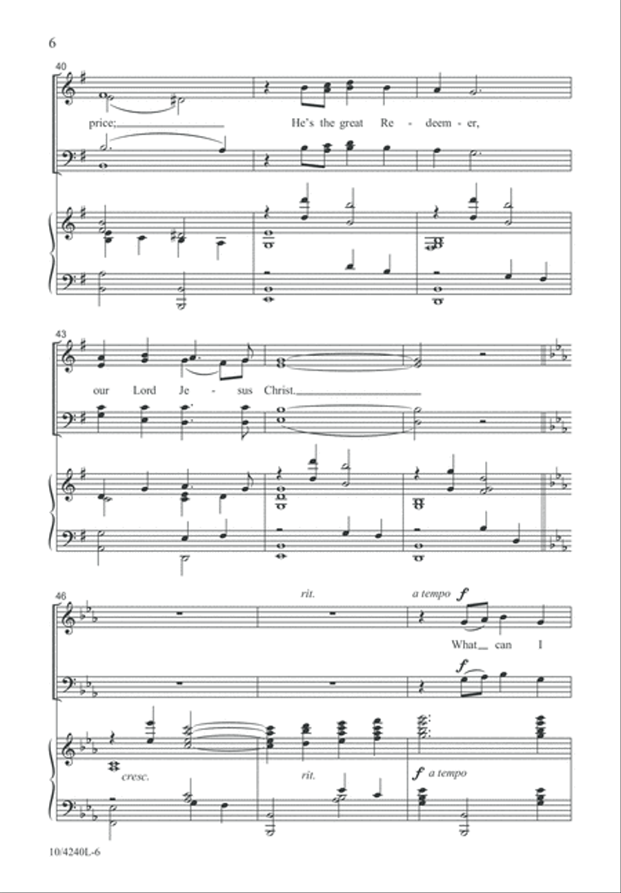 In the Bleak Midwinter In the Bleak Midwinter 4-Part scores gallery preview page 6