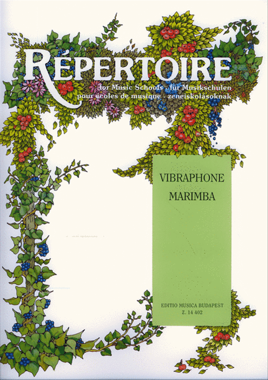 Repertoire für Musikschulen - Vibraphone, Marimba Marimba scores gallery preview page 1