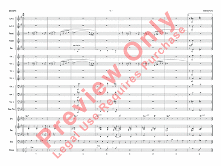 Bernie's Tune Bernie's Tune Jazz Ensemble scores gallery preview page 19