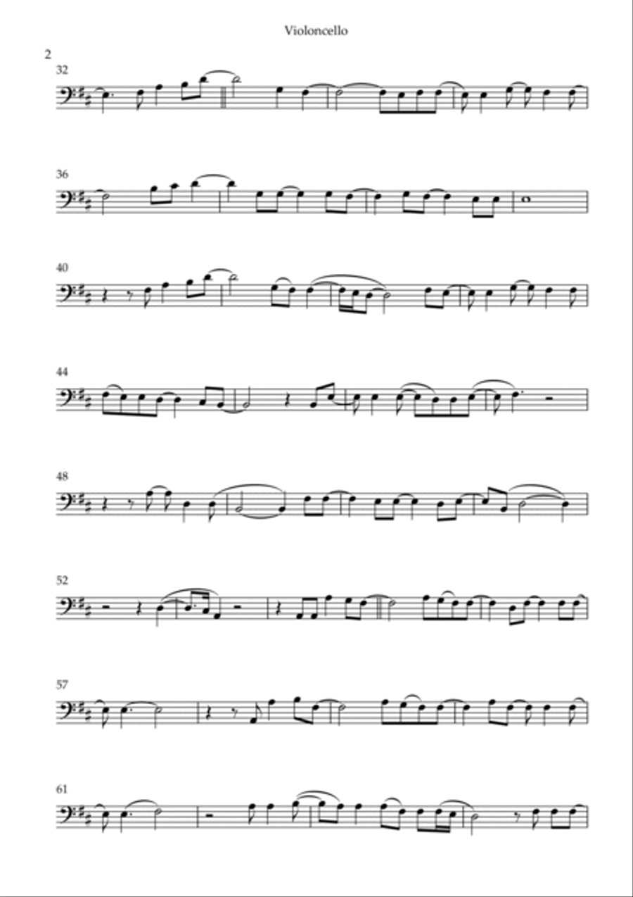When I Get There Cello Solo scores gallery preview page 2
