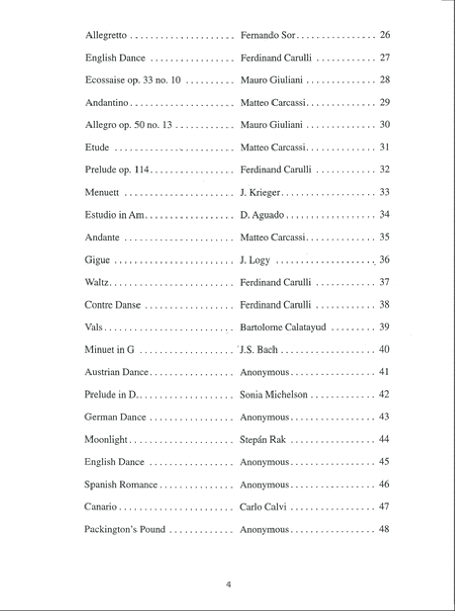 Young Beginner's First Repertoire for Classic Guitar Acoustic Guitar scores gallery preview page 5