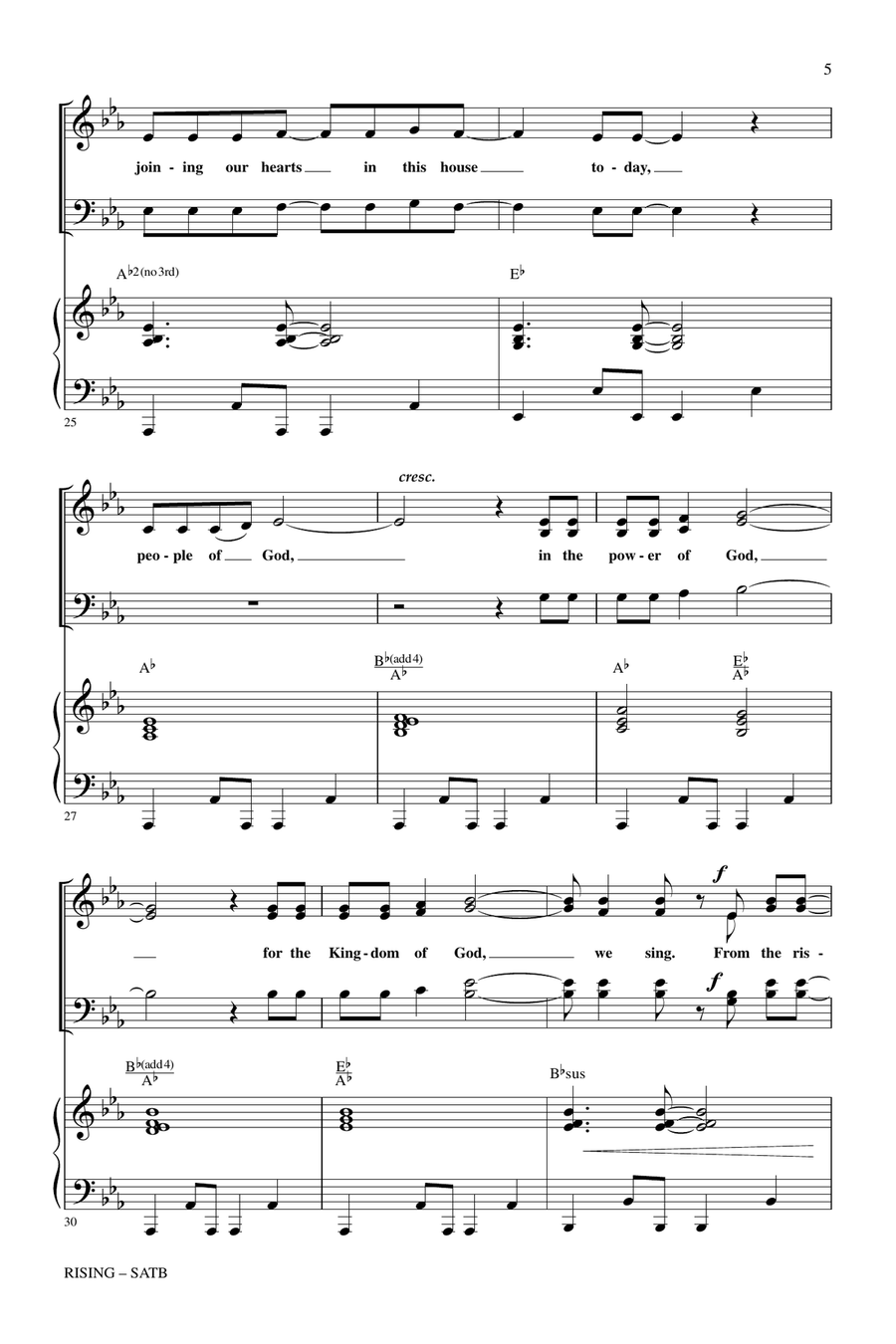 Rising 4-Part scores gallery preview page 4