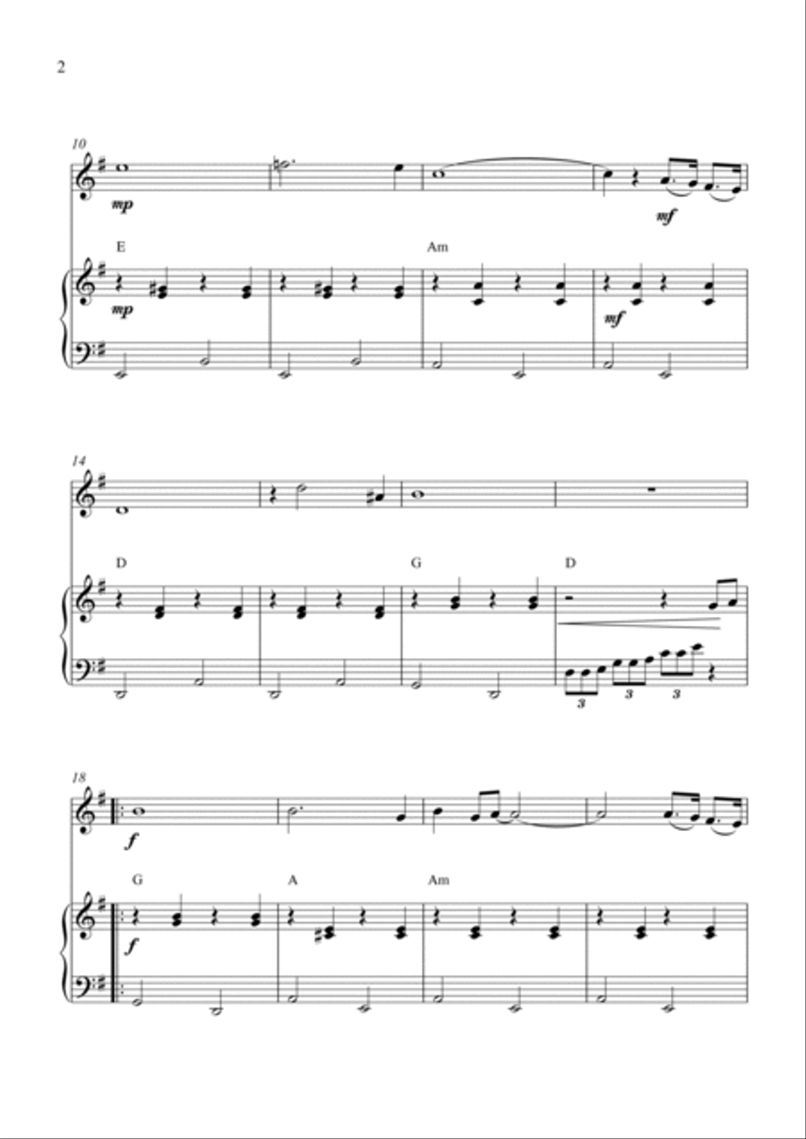 Chanson D'amour (the Ra-da-da-da-da Song) Piano scores gallery preview page 2