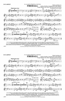 Book cover for Fireball: 1st B-flat Clarinet
