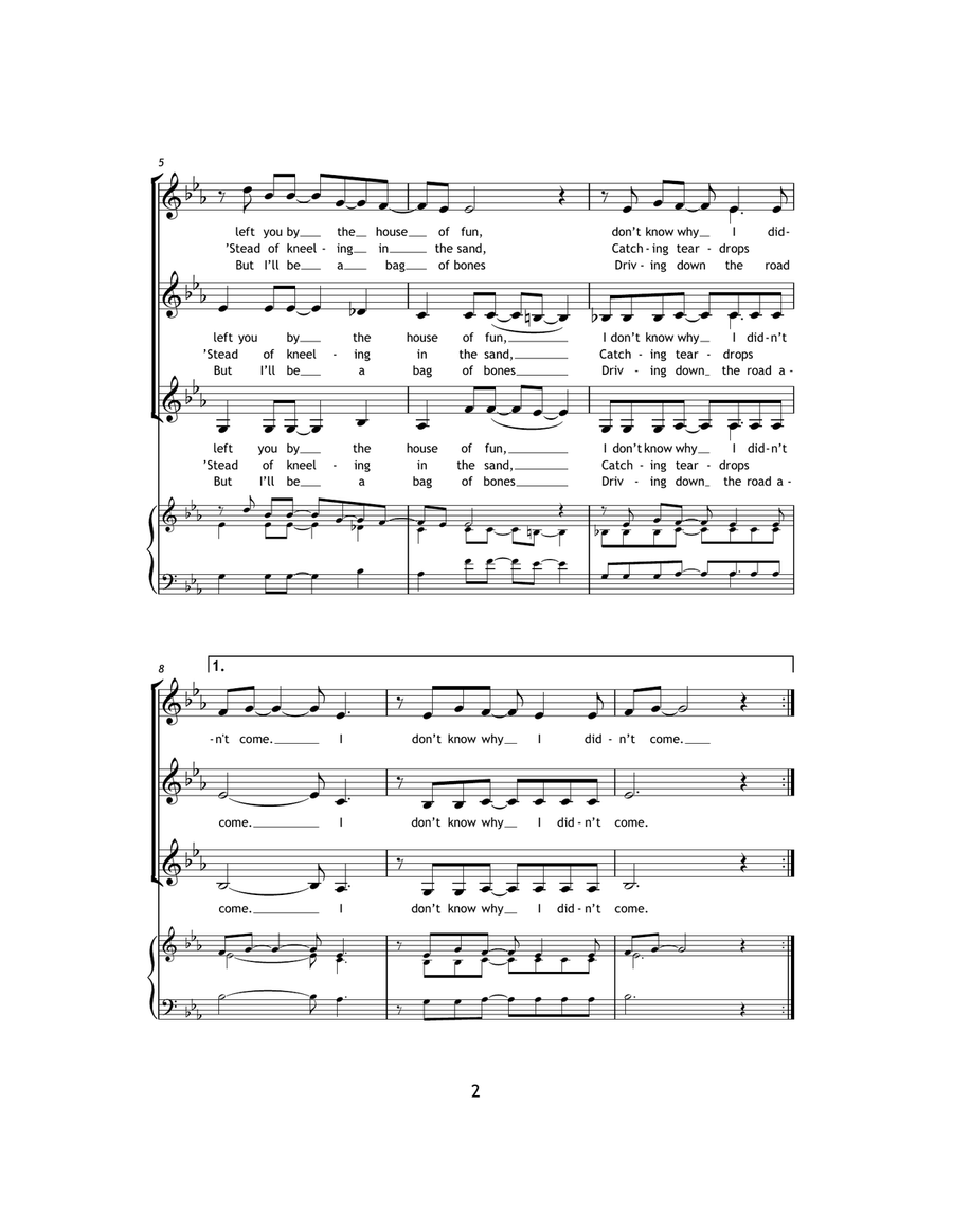 Don't Know Why SSA scores gallery preview page 2