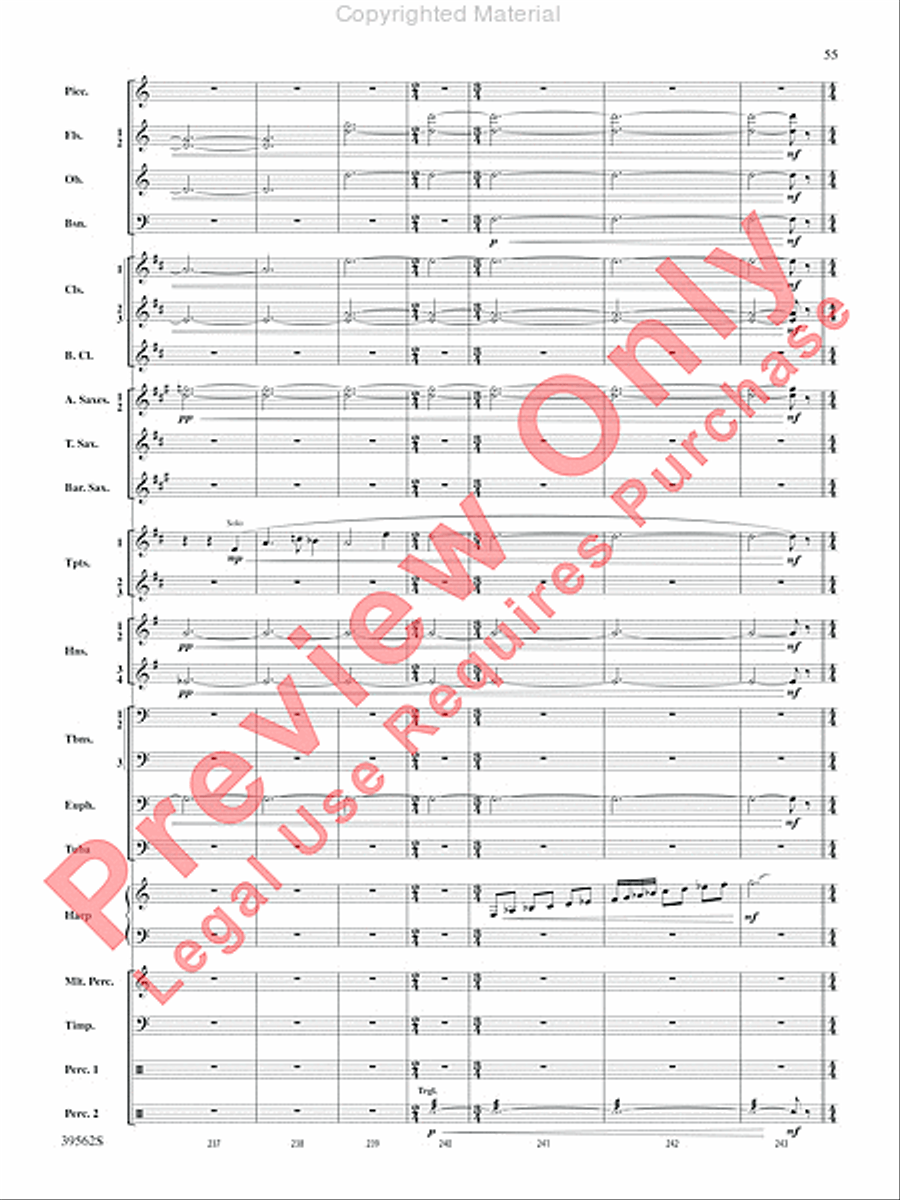 The Complete Harry Potter Concert Band scores gallery preview page 56