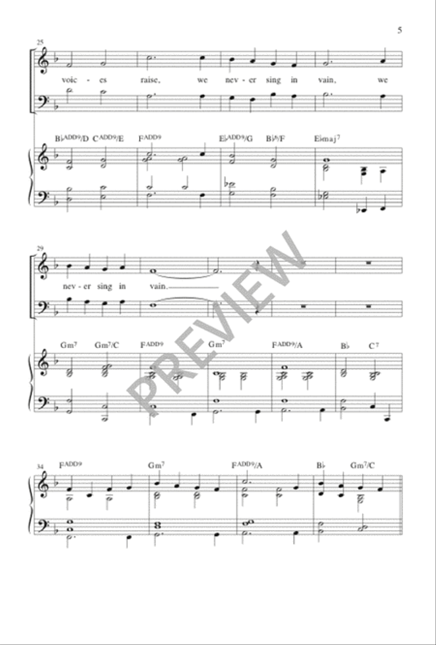 With Sweetest Music 4-Part scores gallery preview page 6