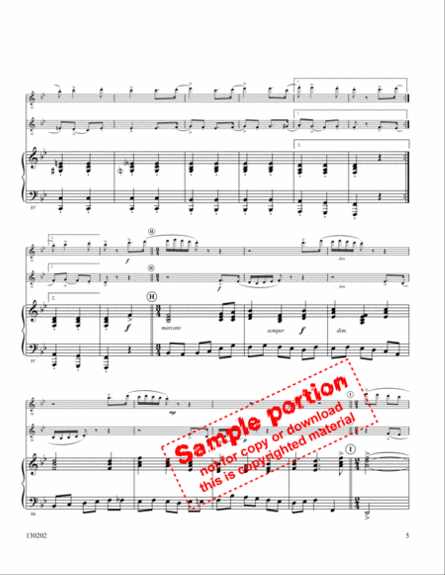 To God Be The Glory To God Be The Glory Woodwind Duet scores gallery preview page 4