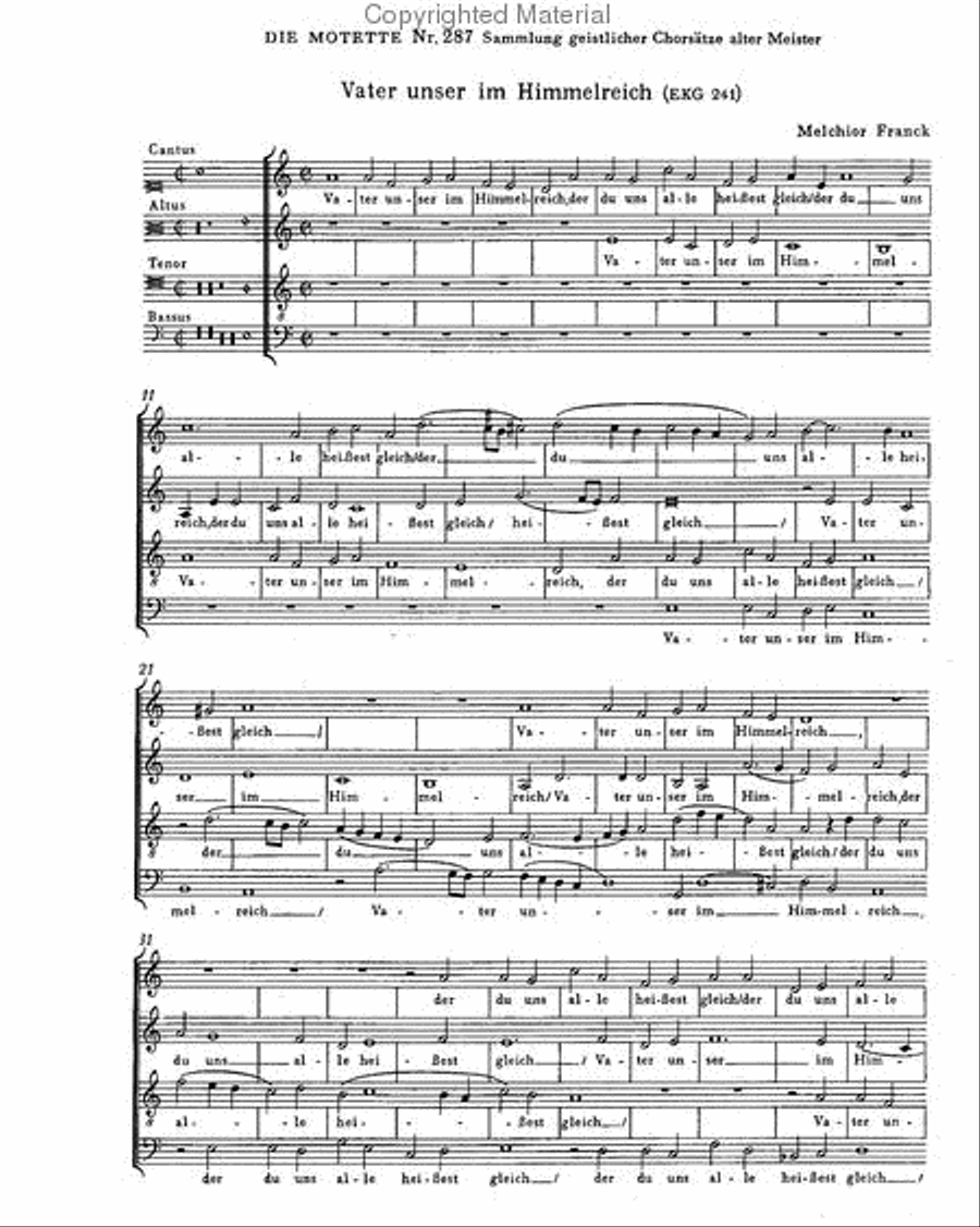 Vater unser im Himmelreich 4-Part scores gallery preview page 6