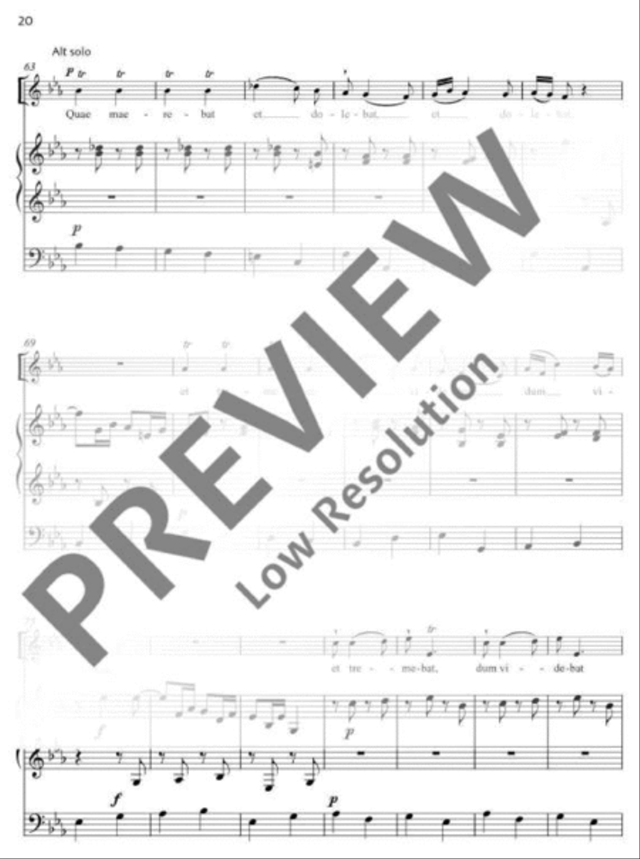 Stabat Mater SA scores gallery preview page 21