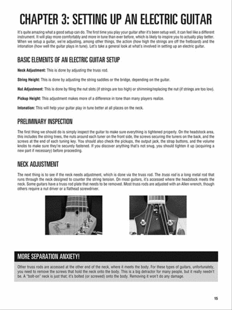 Hal Leonard Guitar Method - Setup & Maintenance Guitar scores gallery preview page 4