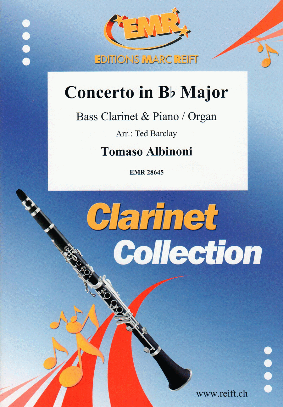 Concerto in Bb Major Bass Clarinet scores gallery preview page 1