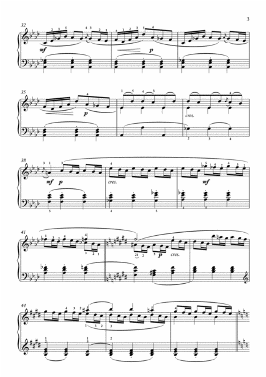 Scarlatti-Sonata in F-Major L.198 K.296(piano) Scarlatti-Sonata in F-Major L.198 K.296(piano) Piano Solo scores gallery preview page 4