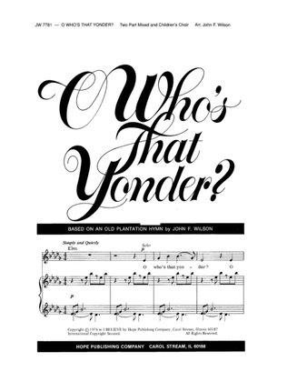 Book cover for O Who's that Yonder