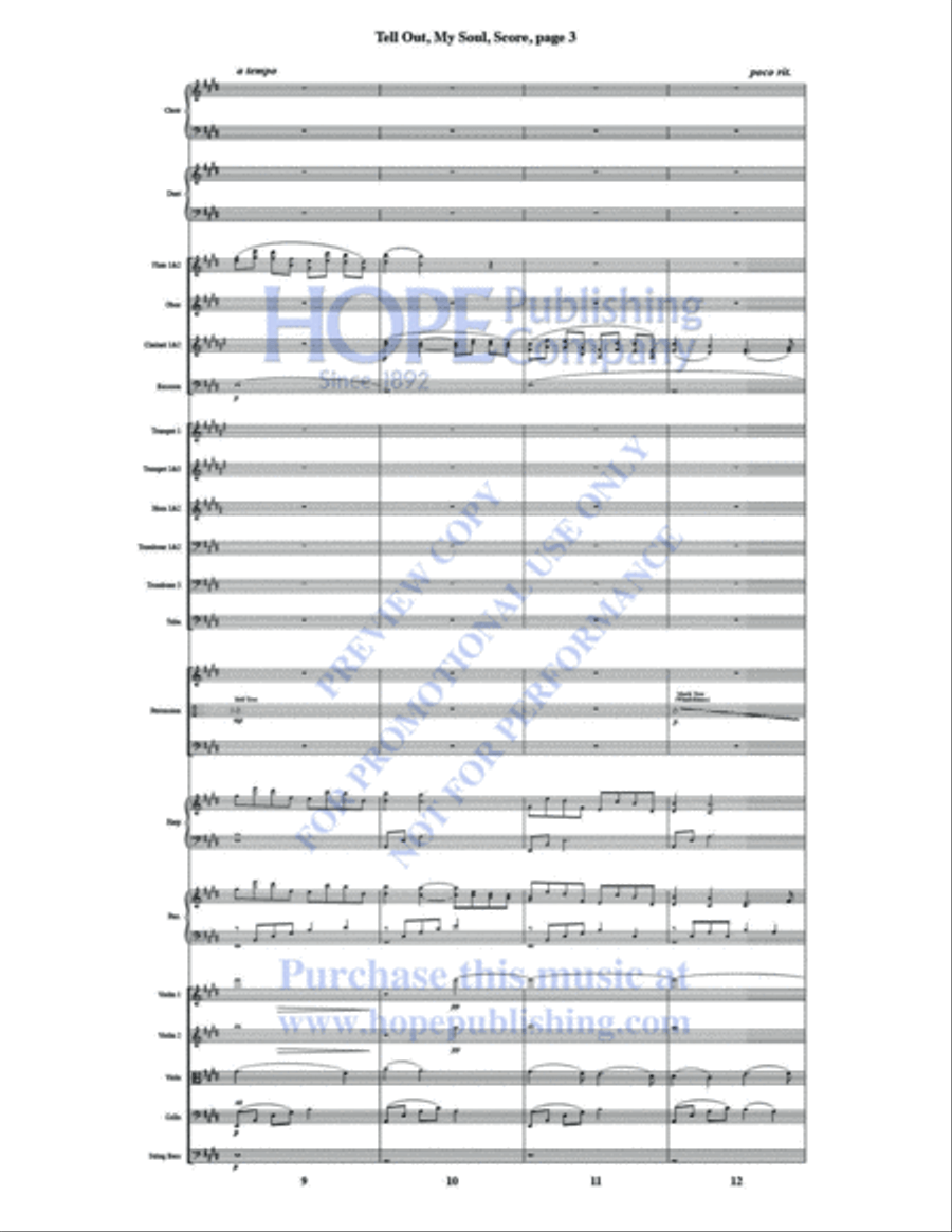 Tell Out, My Soul Tell Out, My Soul Choir scores gallery preview page 5