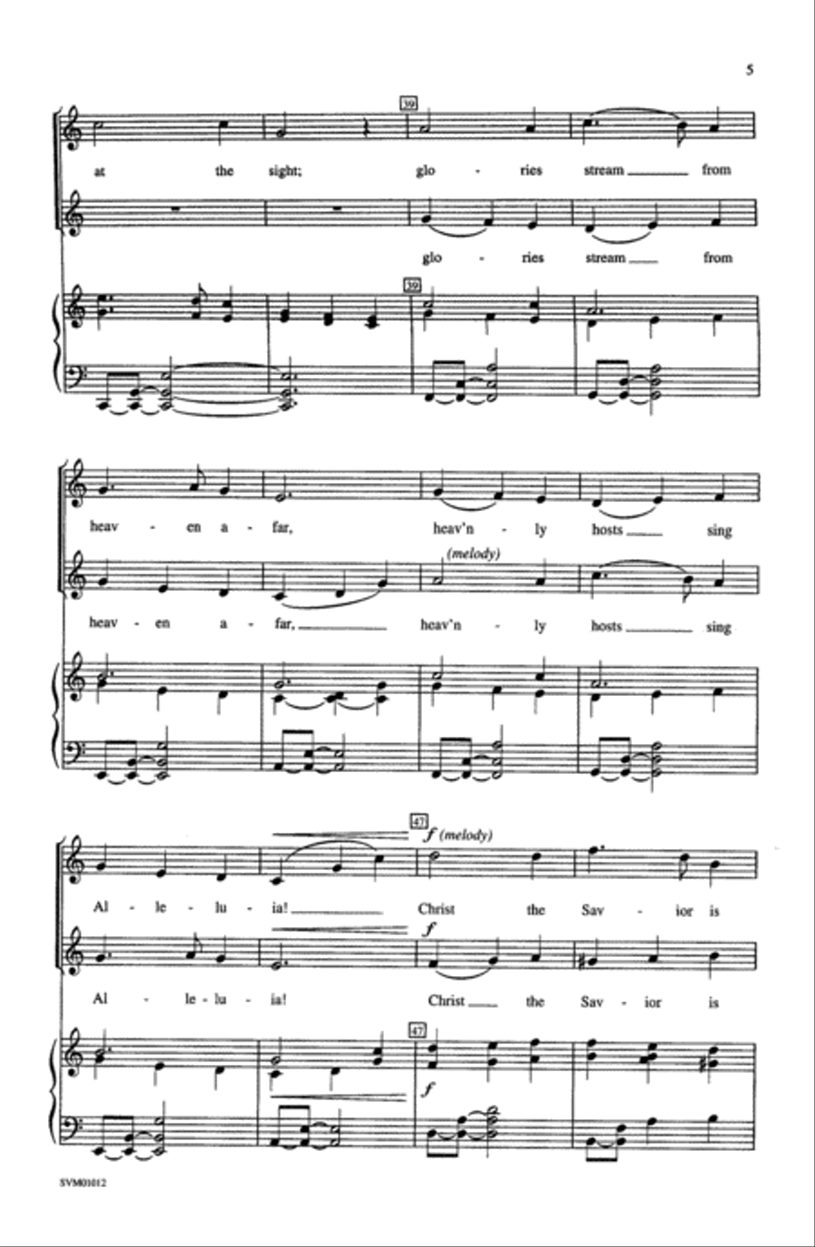 Silent Night Silent Night Choir scores gallery preview page 4