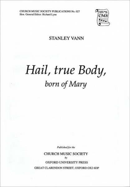 Hail, true Body, born of Mary image number null