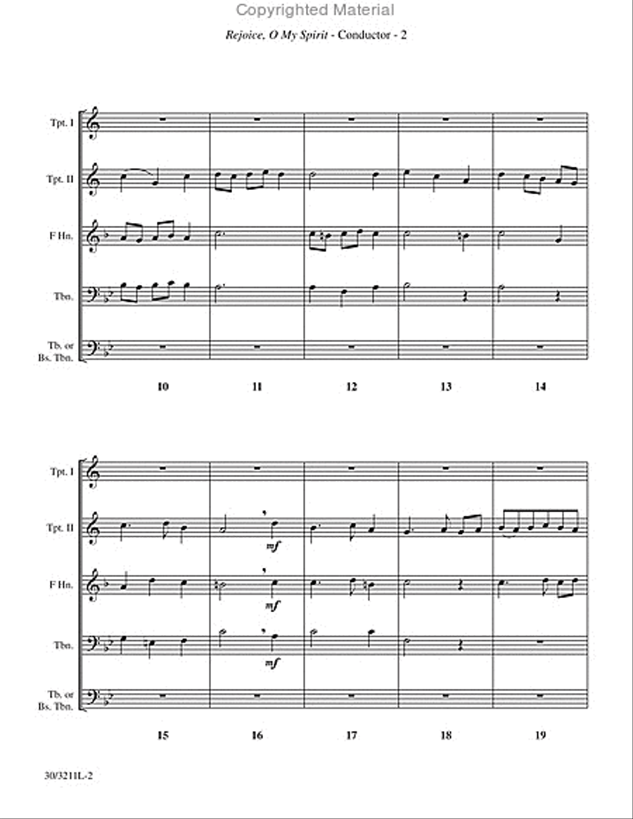 Baroque Brass Brass Quintet scores gallery preview page 3