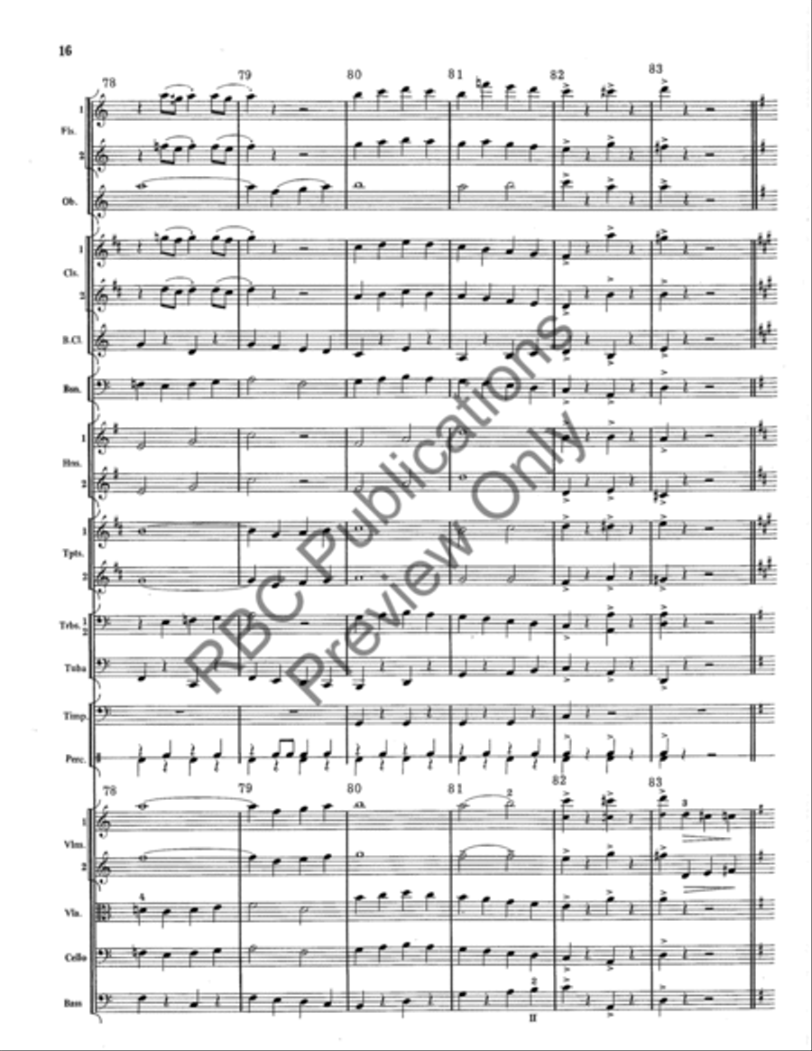 Tritsch Tratsch Polka Tritsch Tratsch Polka Full Orchestra scores gallery preview page 17