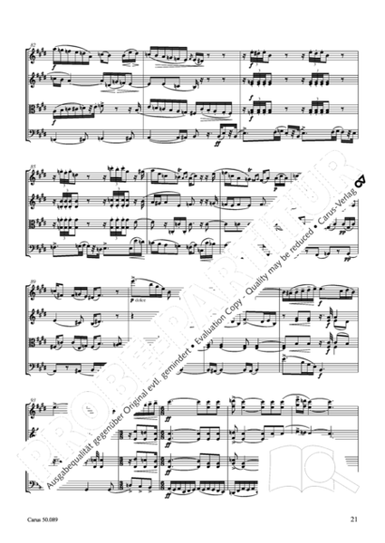 Streichquartett Nr. 1 (2 Fassungen)